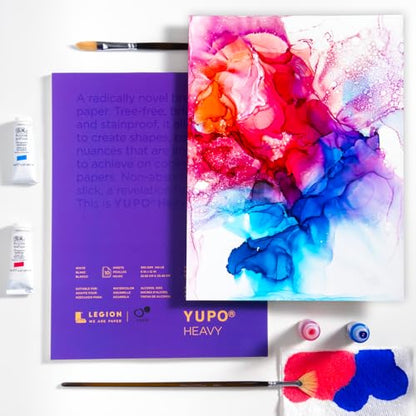 Yupo L21-YUP389WH1114 Heavy White Synthetic Paper Pads 11" x 14"