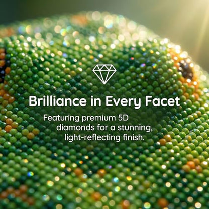 YCZO 5D Frog Diamond Art Painting Kits for Adults Beginners-12x12Inch