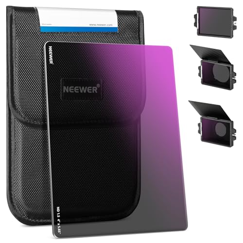NEEWER ND1.5 (5 Stops) Square ND Filter, 4"x5.65" Dual Sided 30 Multi Nano Coated Cinema Neutral Density Filter for NEEWER Matte Box Compatible with Tilta Compatible with SmallRig - style: ND1.5 (5 Stops)
