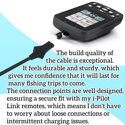 Remote Charger Cable 1866460 Compatible with All i-Pilot Link Remotes