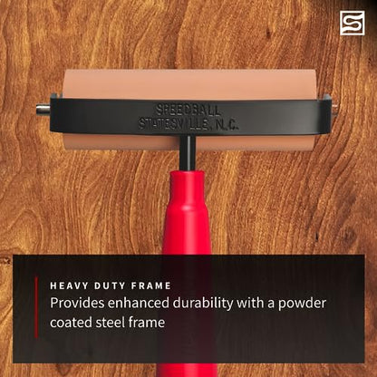 Speedball Soft Rubber Brayer, 1.5-Inch - Roller For Printmaking, Gel & Block Printing and Crafting - Made in USA - size: 1-1/2-Inch