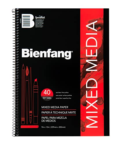 Speedball Art Products Mixed Media Paper Pad, 9-Inch by 12-Inch, White