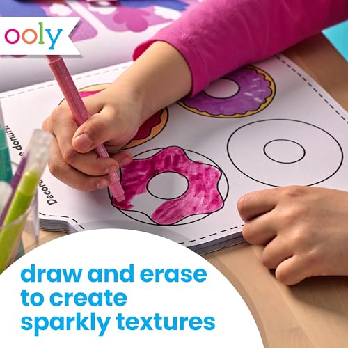 Ooly Make No Mistake Glittery Erasable Markers, Set of 12 - color: Erasable Glittery