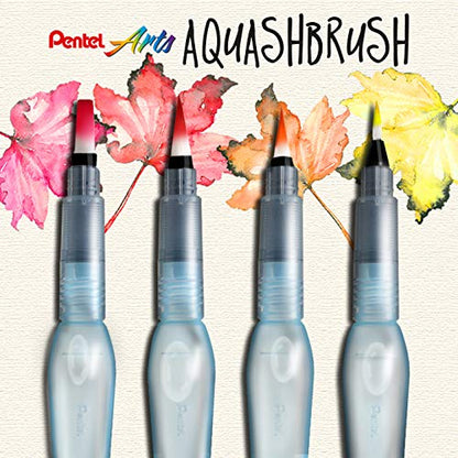 Pentel Arts Aquash Water Brush, Small Brush, Fine Point Tip, 1 Pack (FRHFBP) - style: Fine