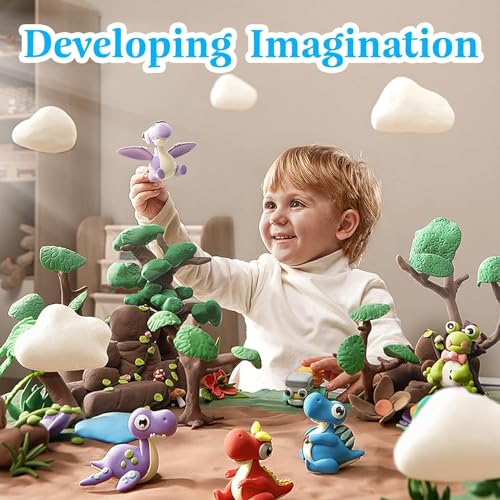 White Air Dry Clay Wolwefa 72 Packs Air Dry Foam Clay, Moldable Super Light Clay Perfect for Arts, Crafts, Classroom Teaching - color: White