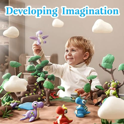 White Air Dry Clay Wolwefa 72 Packs Air Dry Foam Clay, Moldable Super Light Clay Perfect for Arts, Crafts, Classroom Teaching - color: White