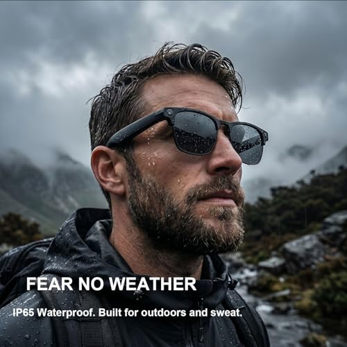 EGQINR Smart Glasses with 4K Camera & Translation - 8MP Video for Women Men