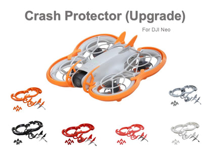 Neo Drone Protection Accessories Kit for Neo, Propeller Guards, Gimbal Bumper, Tail Wing and Landing Gear (Upgrade Version) (Grey) - color: Grey