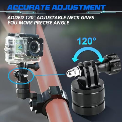 Chelhead Camera Mount Holder UTV ATV Fit for GoPro Hero, SJ, DJL, Insta360 - style: For Camera