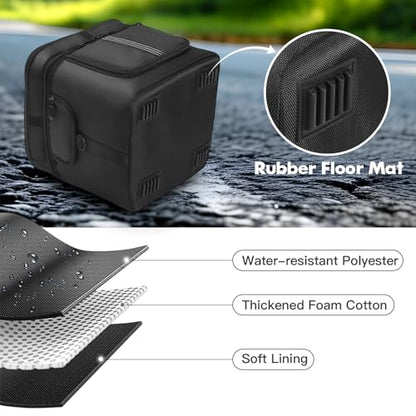 Portable Power Station Carrying Case Bag Compatible with ECOFLOW RIVER 2 Pro Power Station Generator Protective Shoulder Storage Bag Cover with Pocket for Outdoor Travel Camping Charging