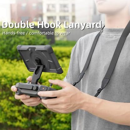 Drone Remote Controller Lanyard | Universal Fit for RC RC2 RC Pro Series & Mini 4 Pro Air 3 3, Adjustable Nylon Strap with Soft Silicone Gaskets