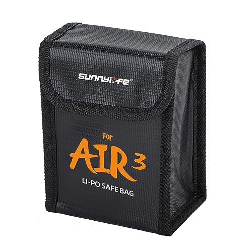 Lipo Storage Bag for DJI Air 3s / Air3 Battery (for 2 batteries) - size: Medium (for 2pcs batteries)