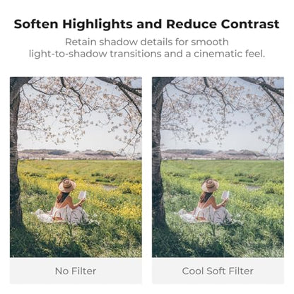 K&F CONCEPT 67mm 1/4 Blue Mist Diffusion Filter - size: 67mm