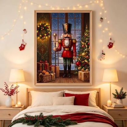Christmas Diamond Art Kits for Adults, Holiday Nutcracker Diamond Painting - color: HS058-1