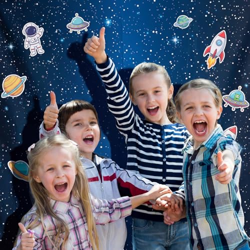 Oudain 54 Inch x 100 ft Starry Galaxy Tablecloth Roll Cutter Box - style: Starry Sky
