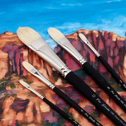 Creative Mark Pro Stroke Chungking Paint Brush - Filbert Set of 5 - style: Filberts
