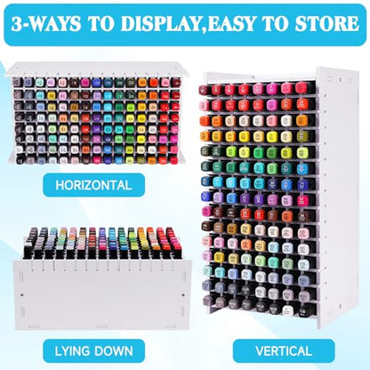 Marker Organizer,120 Slots Marker Holder Organizer with Divider