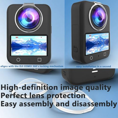 Lens Guard for DJI Osmo 360 II/360, Lens Protector/Protective Cover for DJI Osmo 360 II