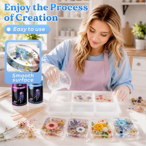 LET'S RESIN 12 Cavity Extra Deep Resin Coaster Molds, Large Silicone Molds - size: 12 cavity