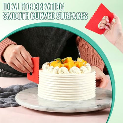 15 PCS Plastic Textured Art Supplies Kit with 3PCS Scrapers Art Tools - color: 18 Pcs