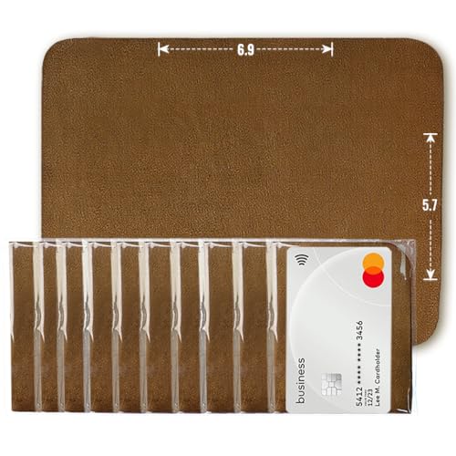10 Pack Microfiber Chamois Cleaning Cloths, Safety &Scratch-Free Lens Cleaning, Premium Lint-Free Lens Cloth for Glasses, Phone Screen, Camera Lens, Car Screen &Mirror, VR/AR Headset, Reusable, Coffee - color: Coffee