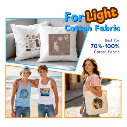 Heat Transfer Paper - 10 Sheets, 11" X 17" Light Iron On Transfer Paper - color: Light(10 Sheets)