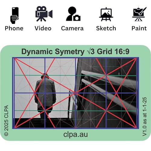 Dynamic Symmetry Directors Viewfinder Set, 4 Layouts, 12 Cards - size: Set - Dynamic Symmetry