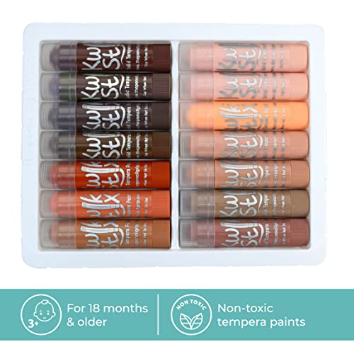 Kwik Stix Solid Paint Pens, Assorted Skin Tones, Pack of 14