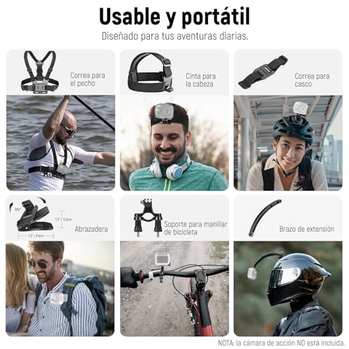 NEEWER 50 in 1 Action Camera Accessory Kit Compatible with GoPro DJI - style: 50 in 1 Comatible with GoPro