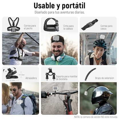 NEEWER 50 in 1 Action Camera Accessory Kit Compatible with GoPro DJI - style: 50 in 1 Comatible with GoPro