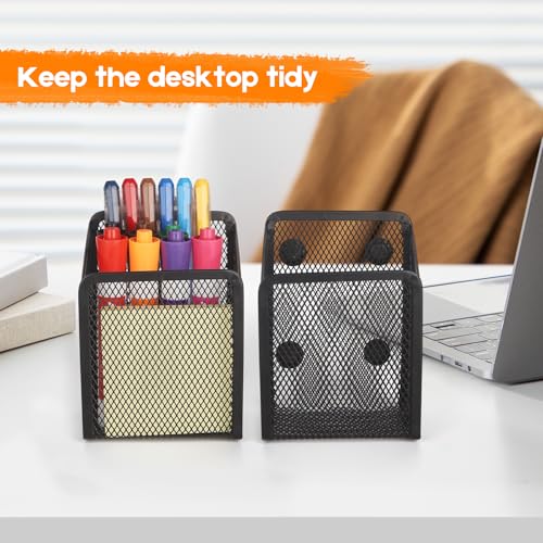 Magnetic Pencil Holder Whiteboard Pen Holder Locker Accessories (1-Slot*2)