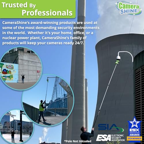 PRO Surveillance Cleaning Kit - Safely Clean Any Security Camera Safely from The Ground