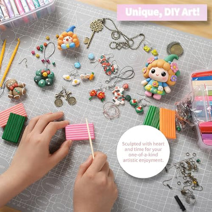 Aestd-ST Polymer Clay 102 Colors, Oven Bake Modeling Clay for Kids - color: 102 Colors