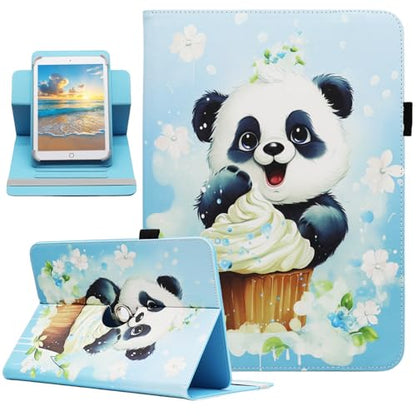 Universal 10 10.1 11 Inch Android 16 15 Tablet Case Cover - color: 03 Ice Cream Panda
