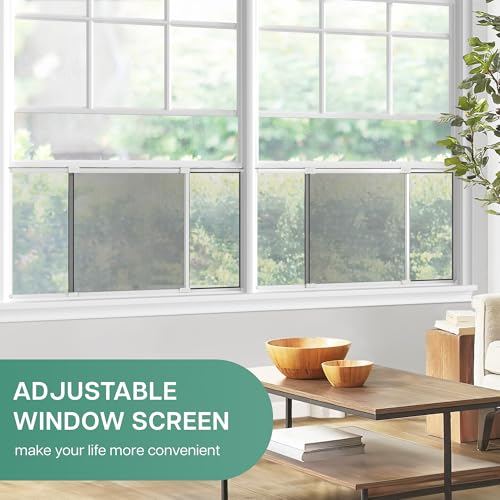 paramondo Expandable Window Screen, 10" H x 19.6" - 36" W, 2 Pack - size: Small (10" H x 19.6"-36" W, 2 Pack)