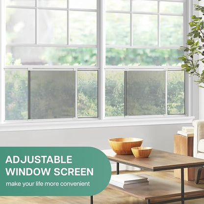 paramondo Expandable Window Screen, 10" H x 19.6" - 36" W, 2 Pack - size: Small (10" H x 19.6"-36" W, 2 Pack)