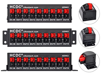 HCDC HD062 8 Output DC Power Distribution Block Module for 15/30/45A Connects