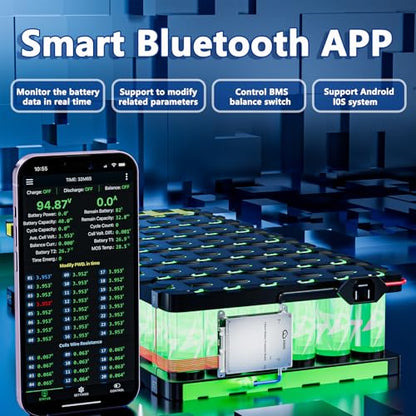 JKBMS JK-BD4A17S4P 7S-17S BMS Battery Management System, 0.4A Balance - size: JK-BD4A17S4P