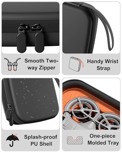 ProCase Carrying Case for Neo 2 Drone and Batteries -Orangeblack - color: Orangeblack