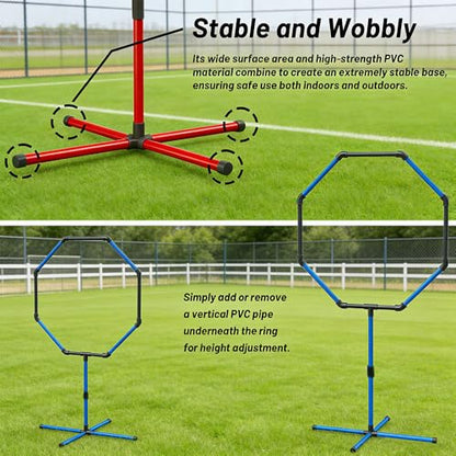 Drone Obstacle Course Gate Kit - 3 Different Sizes FPV RC Racing Game Loop Gates, Easy to Build & Carry Competition Set for Kids & Adults