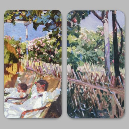 qianshan 40Pcs Empty Half Pans Watercolor Tin Palette with Magnetic Stripe - color: Garden