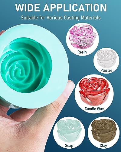 Nicpro 74oz Silicone Mold Making Kit 20A, Platinum Liquid Silicones Rubber - size: 74oz