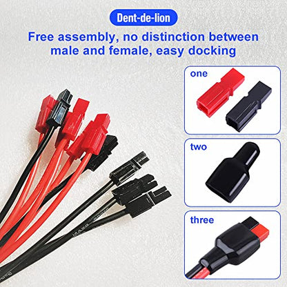 45A Quick Connect Batterie Battery Connector Modular Power Connectors Quick Disconnect 10 Pair,AWG10-12