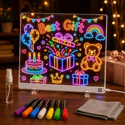 16 in LED Drawing Board; Corded and Non-Rechargeable (White) - color: White