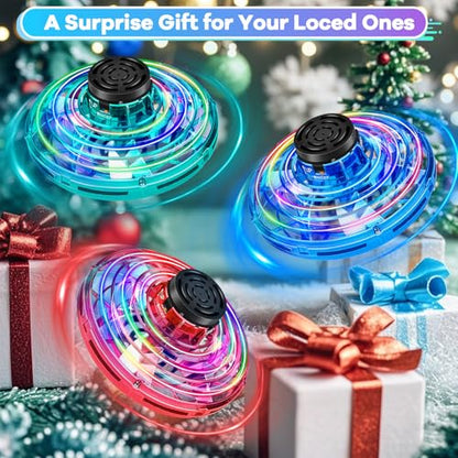 Vantexi Drone for Kids Flying Toys, 2026 Upgrade LED Fidget Spinner - color: Blue, size: 1 PC