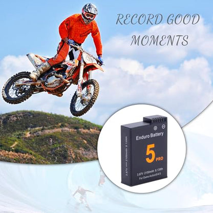 Osmo Action 5 Pro/4/3 Battery 3-Pack Battery and 3-Channel Fast Charger Hub