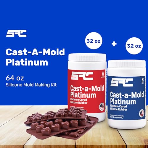 Cast-a-Mold Platinum 64 Oz, Food Grade Silicone Rubber - size: 64 oz