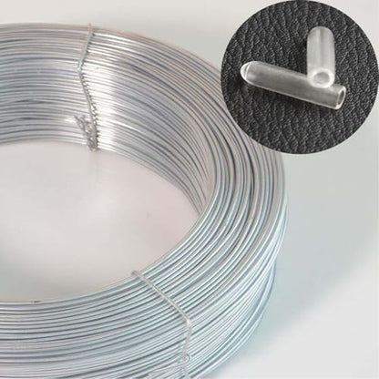 60 Pack Aluminum Craft Wire Rubber End Caps Protector End Tips Cover for Aluminum Craft Wire Bendable Armature Wire Sculpture Jewelry Making Floral Wreath Crafting Antler Frame Wire Wrapping