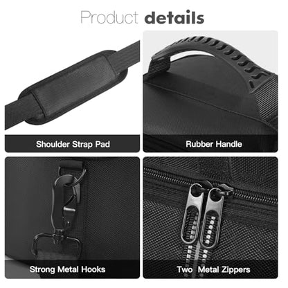 Portable Power Station Carrying Case Bag Compatible with ECOFLOW RIVER 2 Pro Power Station Generator Protective Shoulder Storage Bag Cover with Pocket for Outdoor Travel Camping Charging