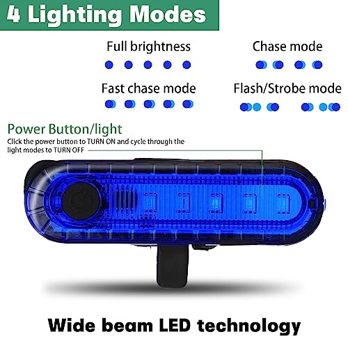 Treela 12 Kayak Lights - color: Red, Green, White, Blue